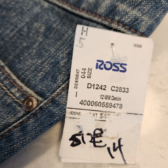 Lane Bryant Venezia Stretch Flare Jeans Boho Blue Womens Size 2 Petite NEW NWT - Picture 8 of 11